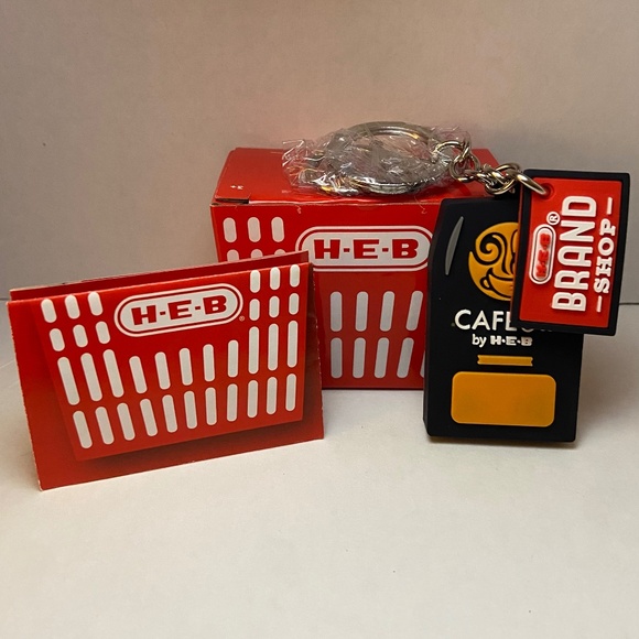 Open Box New H-E-B Brand Shop Mystery Keychain - HEB Coffee Cafe Ole - Picture 1 of 5